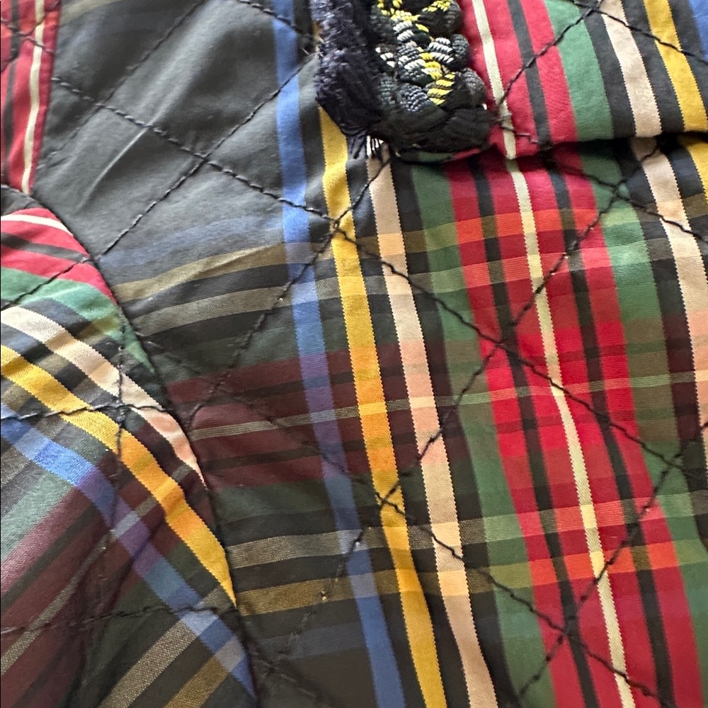 J. Crew Stewart Tartan plaid w/Braided Trim blazer/ Lady jacket, 0, N121 - Picture 6 of 6